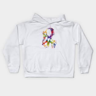 Hip Joint Anatomy Colorful Watercolor Kids Hoodie